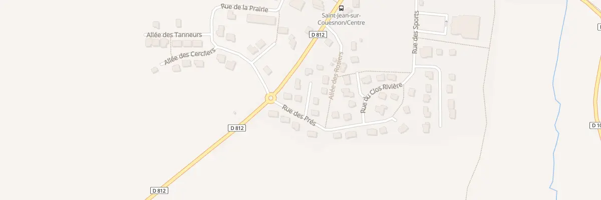 Plan du 6 Rue des Pres St Jean à Rives-du-Couesnon