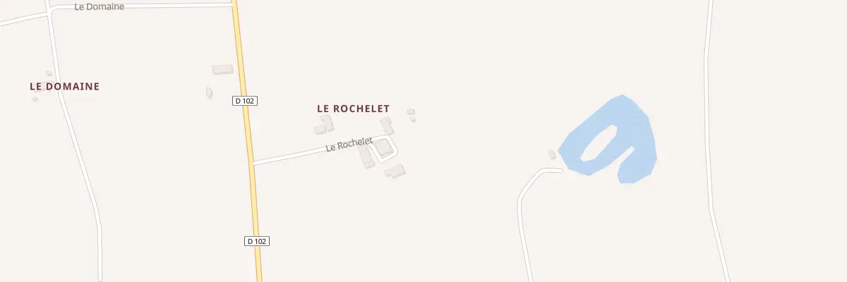 Plan du 87 Le Rochelet Baille à Saint-Marc-le-Blanc