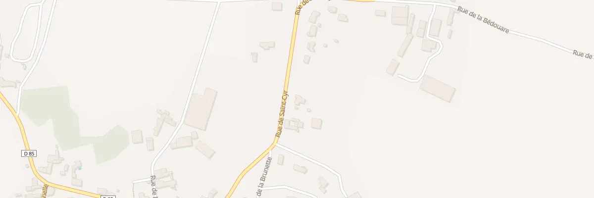 Plan du 10 Rue de saint-cyr à La Jonchère