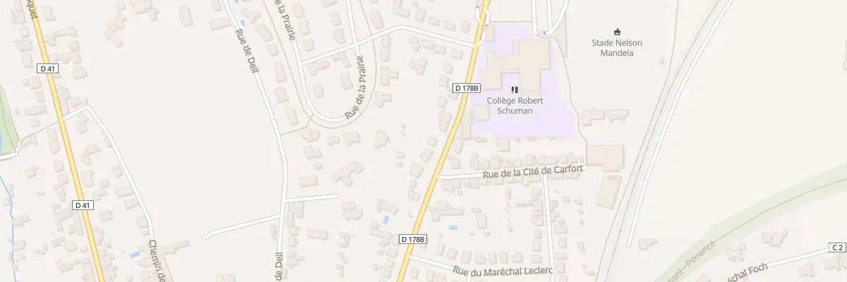 Plan du 55 Rue des Déportés Résistants à Châteaubriant