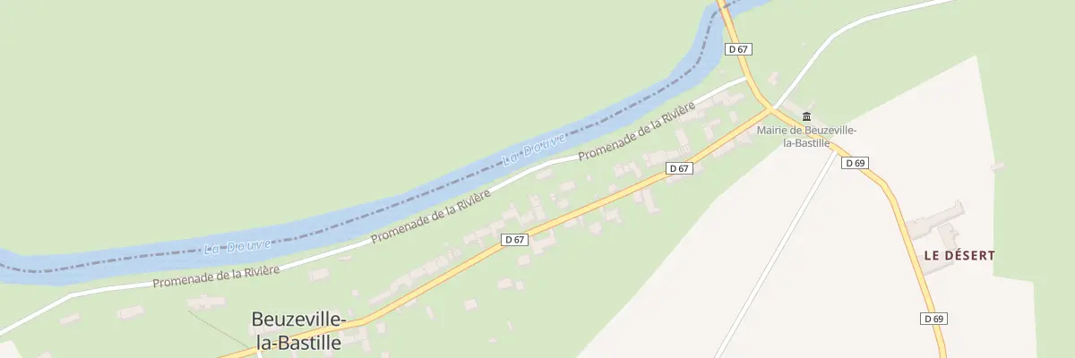 Plan du 5 Prom de la Riviere à Beuzeville-la-Bastille