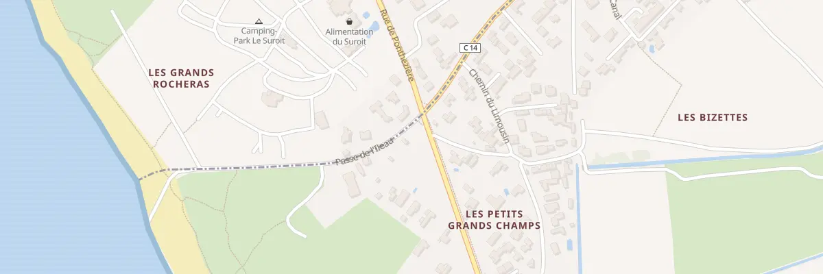 Plan du 2 Rte des Grands Coutas à Saint-Pierre-d’Oléron
