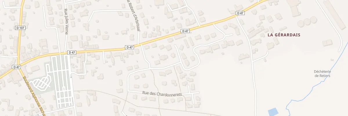 Plan du 5 Rue des Mésanges à Retiers