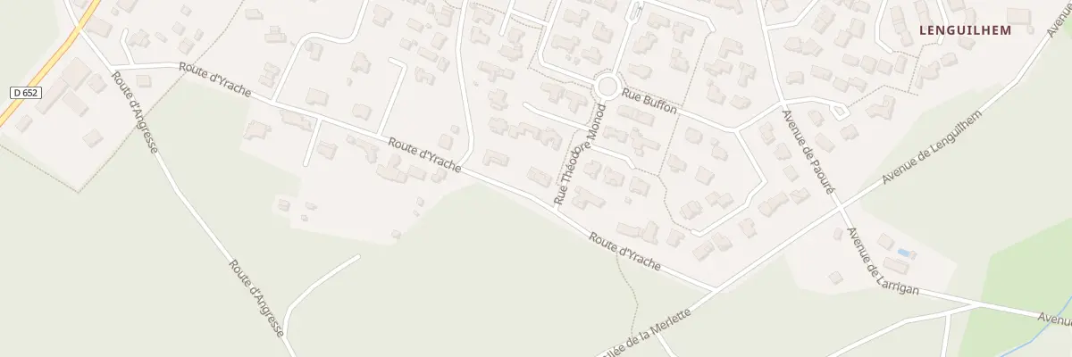 Plan du 14 Rue Théodore Monod à Seignosse