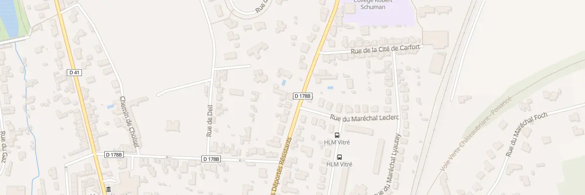 Plan du 47B Rue des Déportés Résistants à Châteaubriant