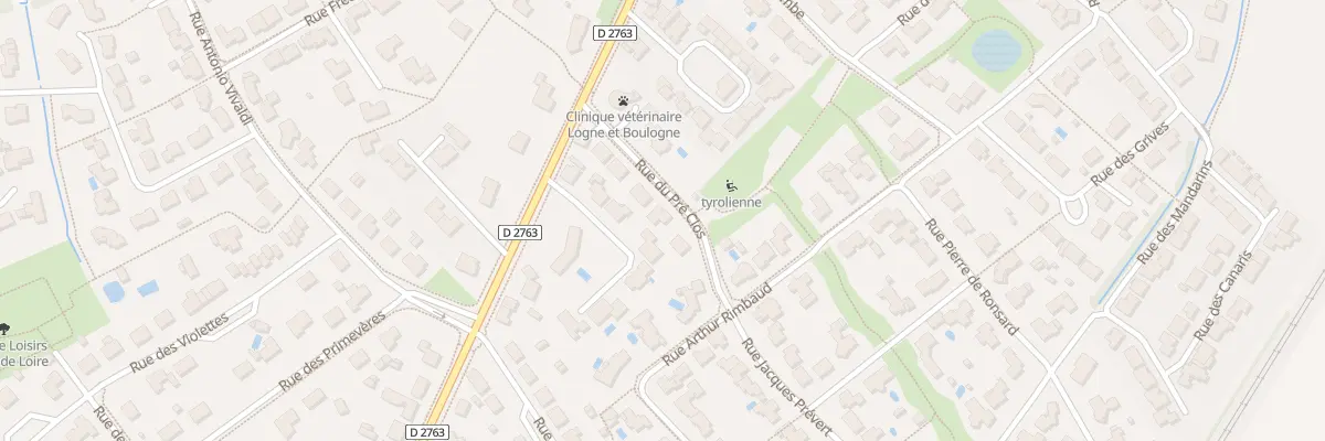 Plan du 14 Rue du Pré Clos à L’Herbergement