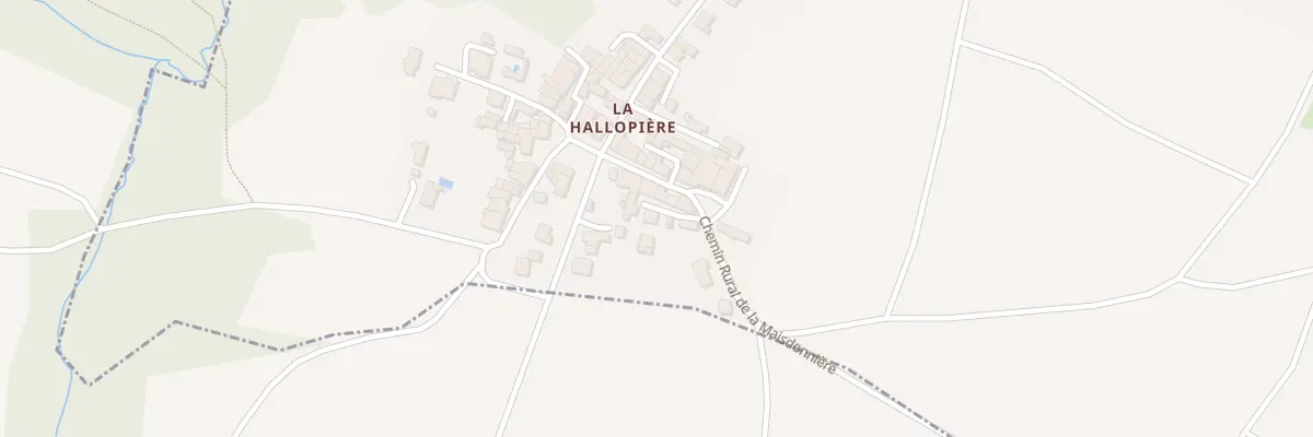 Plan du 123 La Hallopiere à Monnières