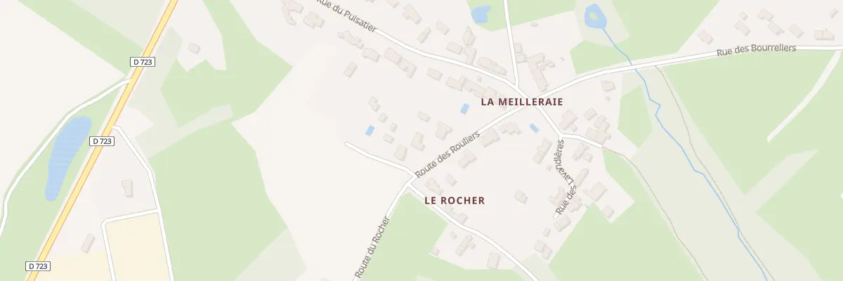 Plan du 4 Rte des Rouliers au Cellier