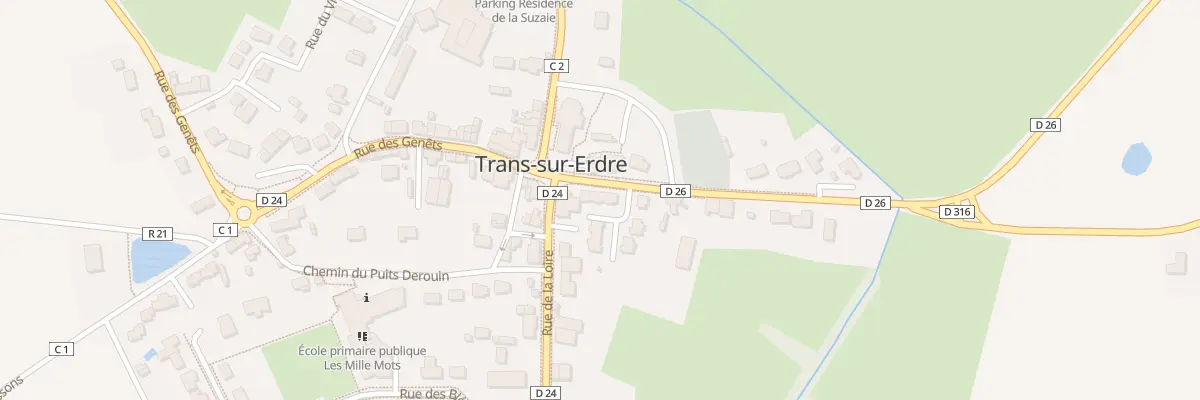 Plan du 14 Rue de Saint-Mandé à Trans-sur-Erdre