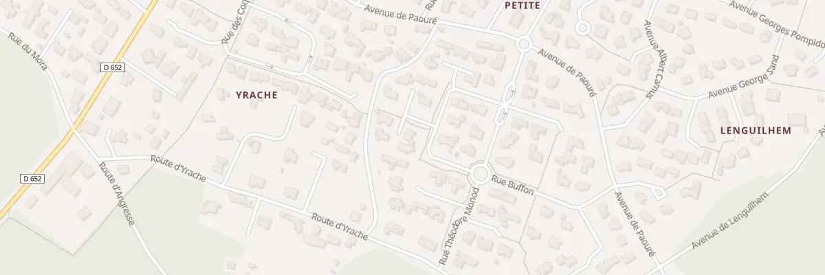 Plan du 1 Rue du Dr Joseph Brau à Seignosse