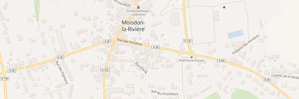 Plan du 6 Rue d’Aval à Moisdon-la-Rivière