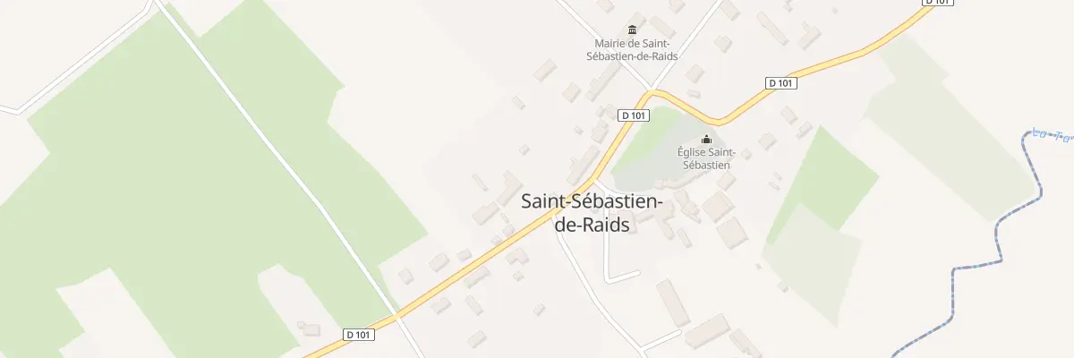 Plan du 11 Le Bourg à Saint-Sébastien-de-Raids