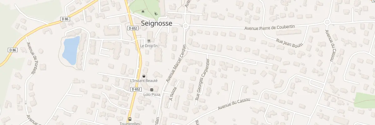 Plan du 2 Rue Léo Lagrange à Seignosse