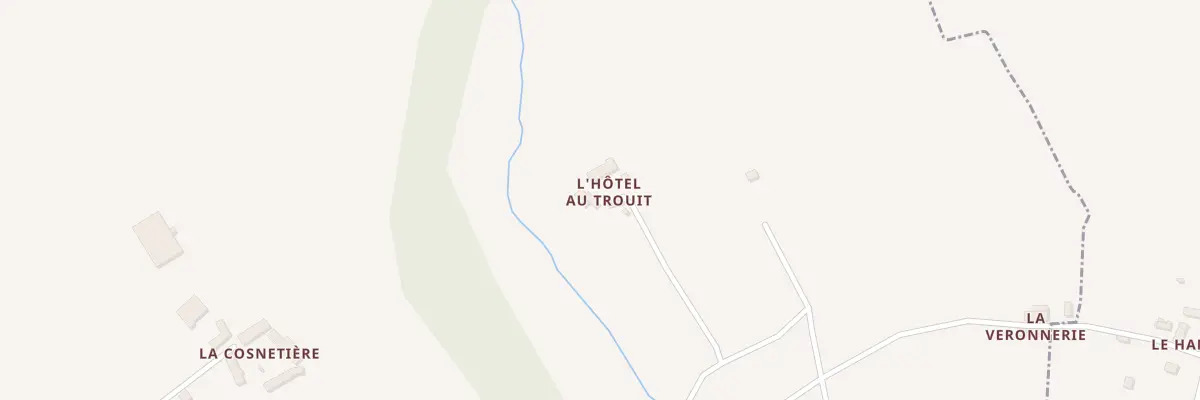 Plan du 1 L’Hotel au Trouit à Courcy