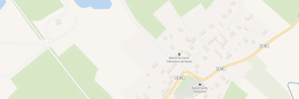 Plan du 27 Le Bourg à Saint-Sébastien-de-Raids