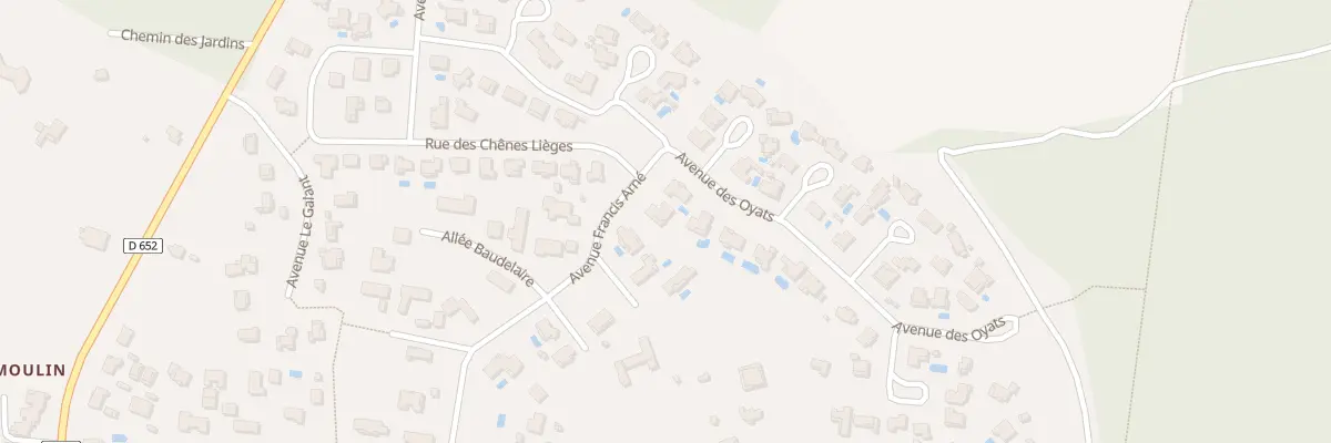 Plan du 6 Av Francis Arne à Messanges