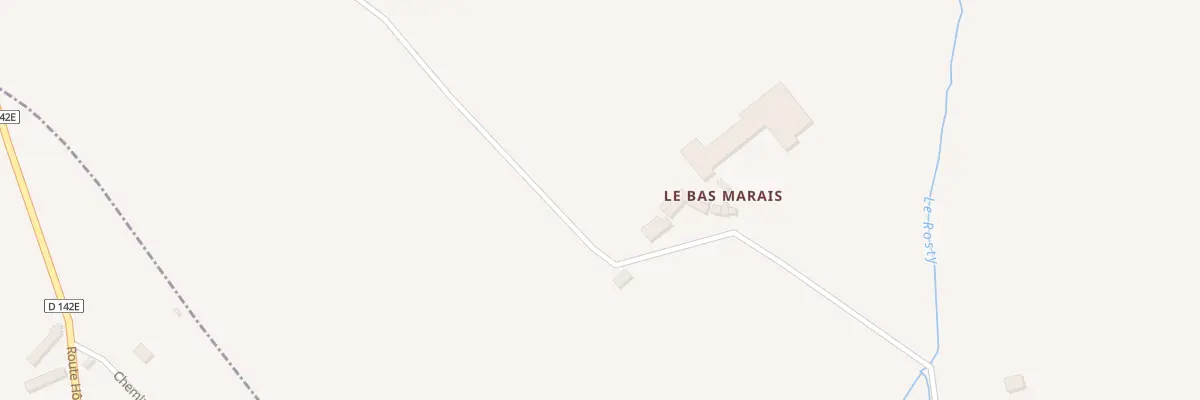 Plan du 6 Le Bas Marais à Saint-Martin-d’Aubigny