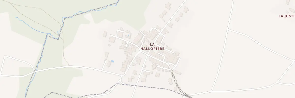 Plan du 18 La Hallopiere à Monnières
