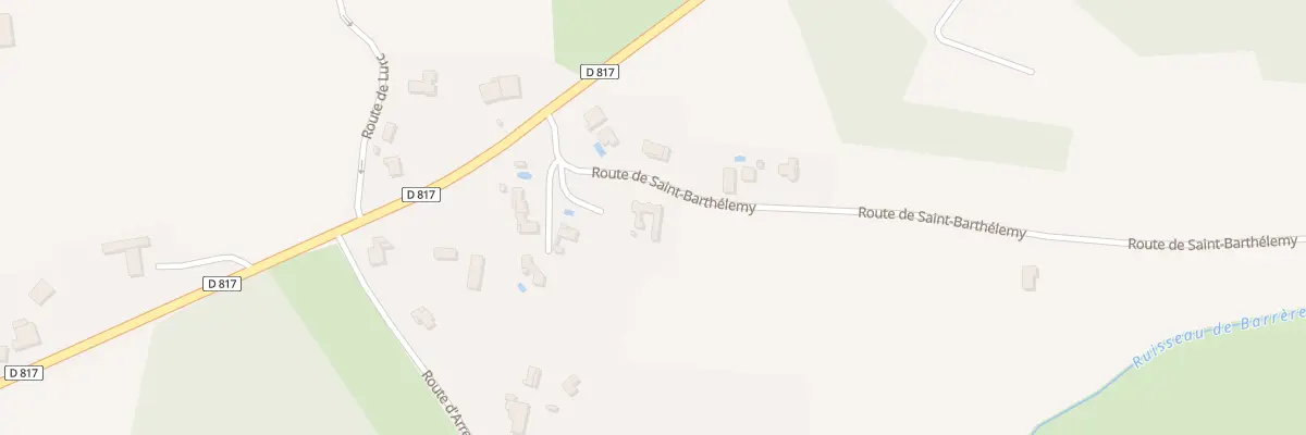 Plan du 104 Rte de Saint Barthelemy à Saint-Martin-de-Seignanx