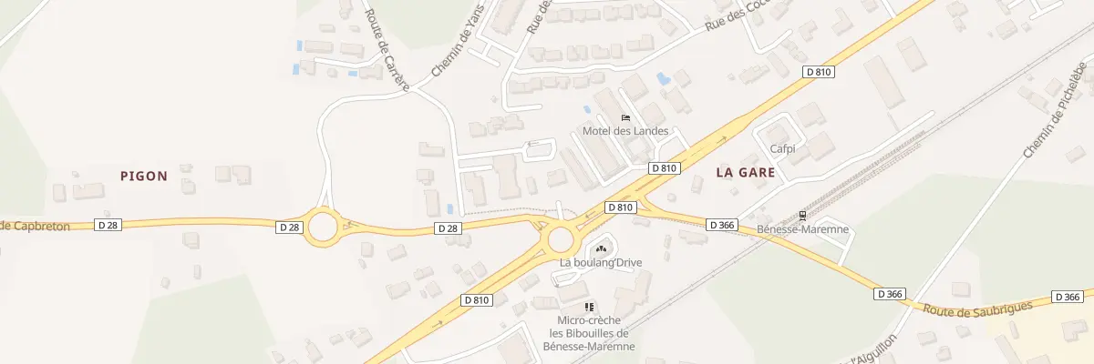 Plan du 26 Rte de Capbreton à Bénesse-Maremne