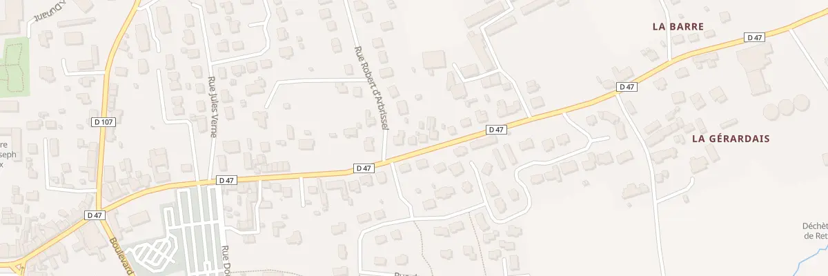 Plan du 41 Rue des Colonels Dein à Retiers