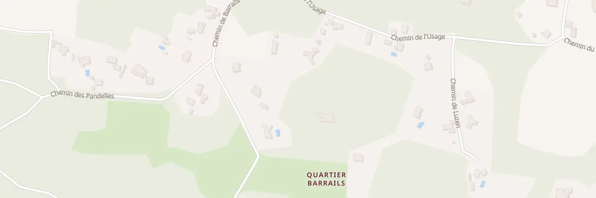 Plan du 549 Che Barrails à Messanges