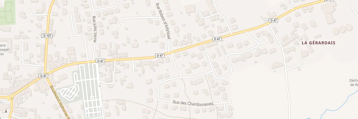 Plan du 24 Rue des Colonels Dein à Retiers