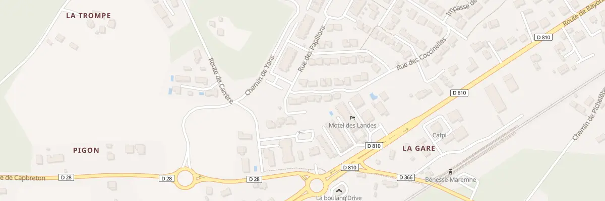 Plan du 157 Rue des Papillons à Bénesse-Maremne