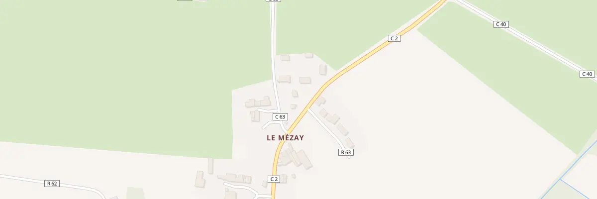 Plan du 1 Le Mezay à Trans-sur-Erdre