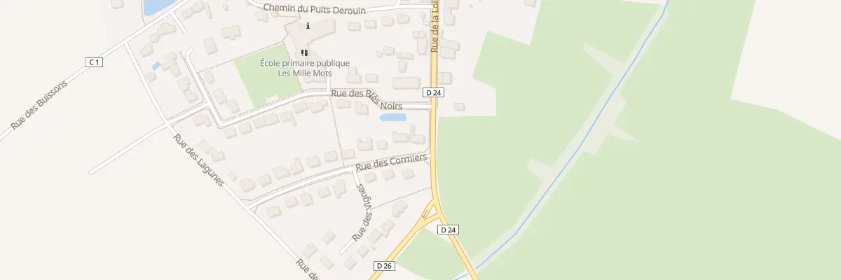 Plan du 20 Rue des Cormiers à Trans-sur-Erdre