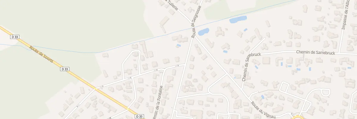 Plan du 213 Rte de Seignosse à Angresse