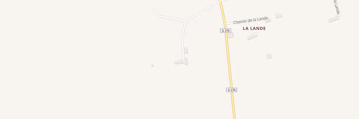 Plan du 1 La Lande à Saint-Denis-le-Vêtu