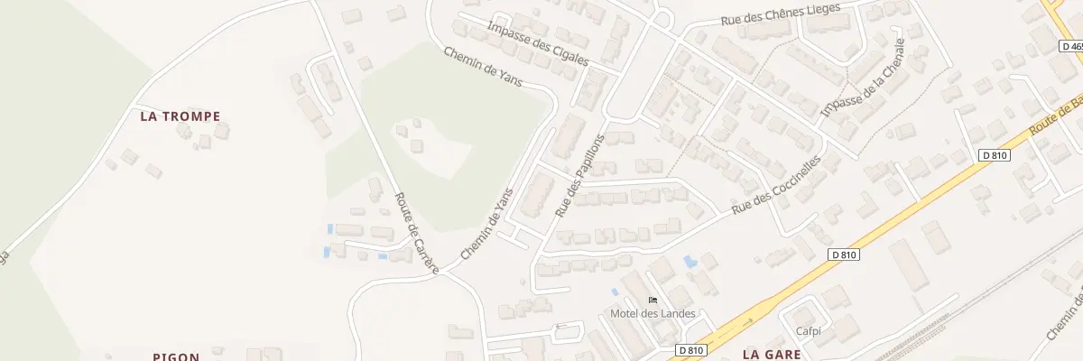 Plan du 64 Rue des Papillons à Bénesse-Maremne