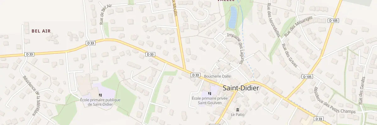Plan du 2 Rue du Vieux Moulin à Saint-Didier