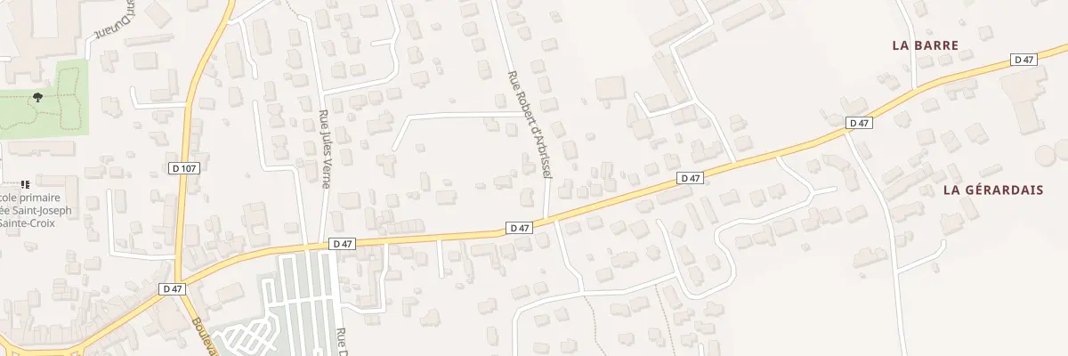 Plan du 1A Rue Robert d’Arbrissel à Retiers