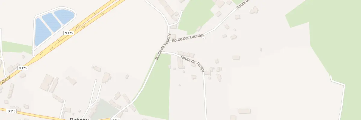 Plan du 12 Rte de Vaugry à Précey