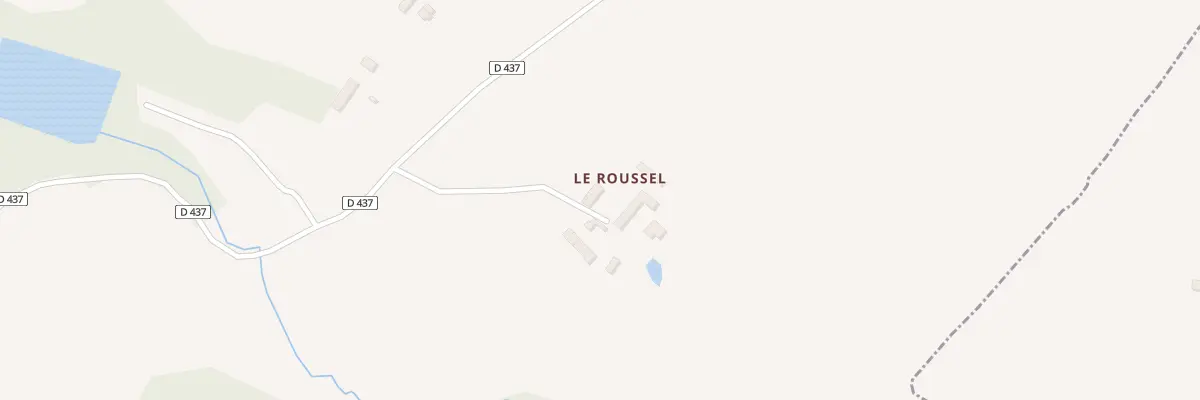 Plan du 1 Le Roussel à Courcy