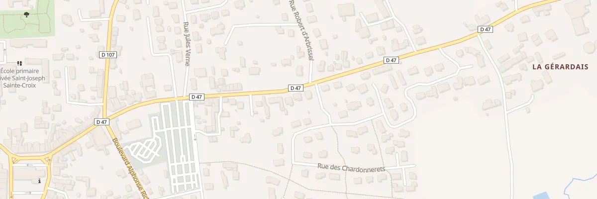 Plan du 20B Rue des Colonels Dein à Retiers