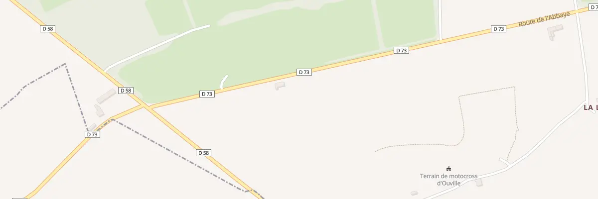 Plan du 7 Rte de l’Abbaye à Ouville
