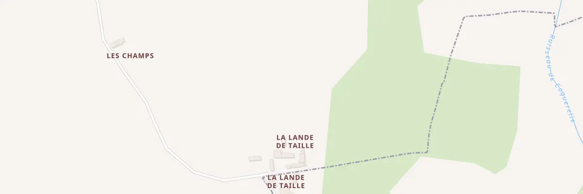 Plan du 5044 La Lande de Taille à Boistrudan