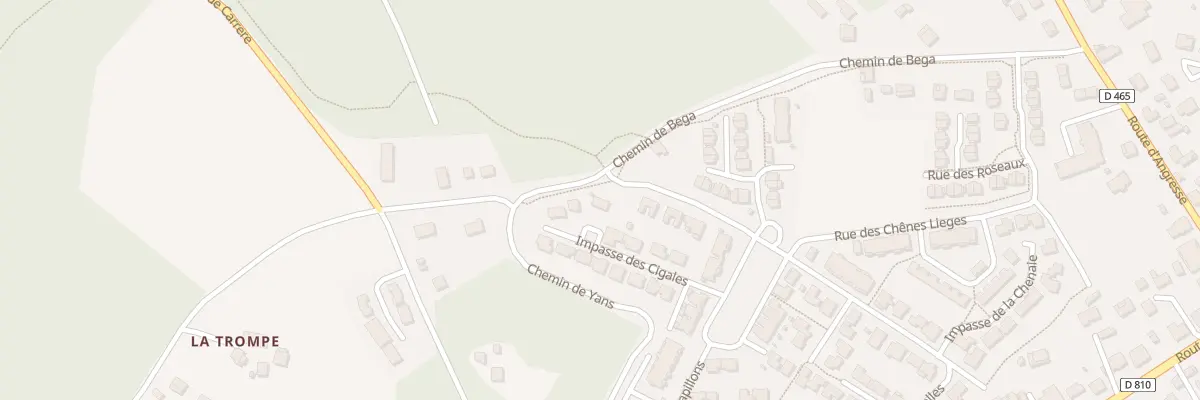 Plan du 120 Imp des Cigales à Bénesse-Maremne