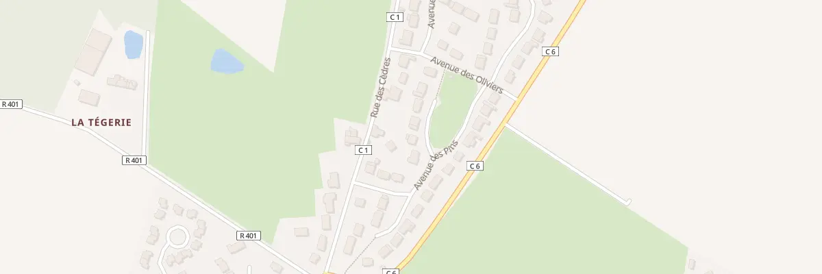 Plan du 58 Av des Cyprès à Ligné