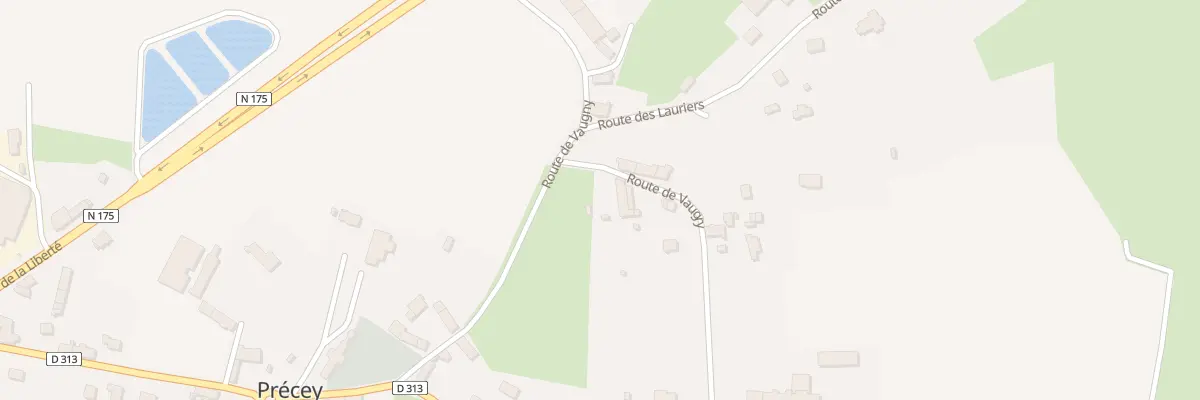 Plan du 10 Rte de Vaugry à Précey