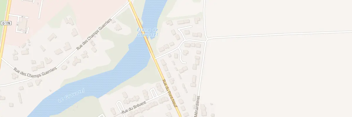 Plan du 2 Rue des Champs Palins à Moisdon-la-Rivière