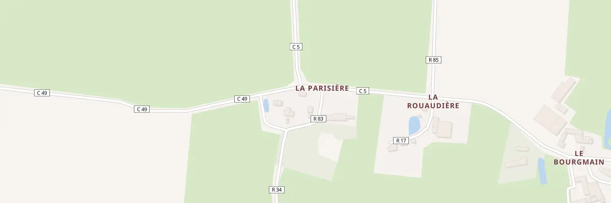 Plan du 5270 La Parisiere à Trans-sur-Erdre