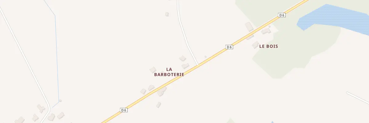 Plan du 2 La Barbotterie à Saint-Denis-la-Chevasse