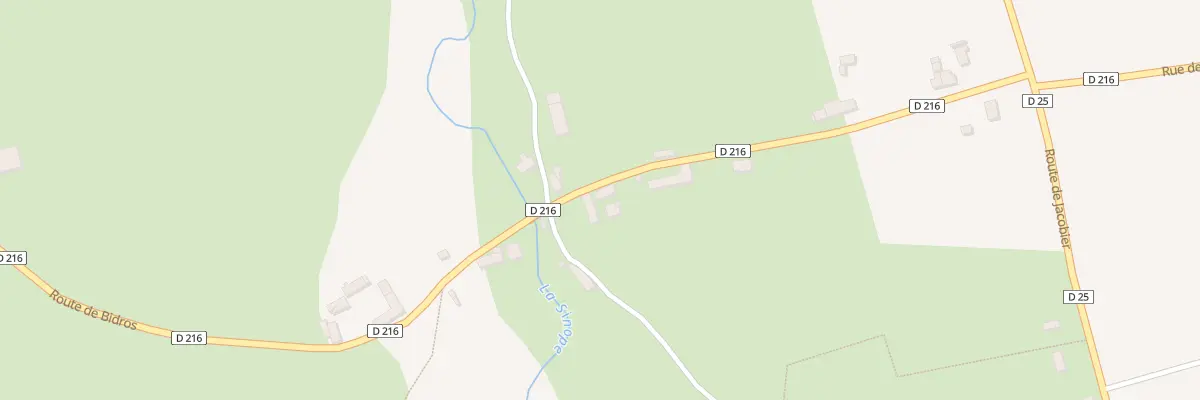 Plan du 9 Rte de Bidros à Octeville-l’Avenel