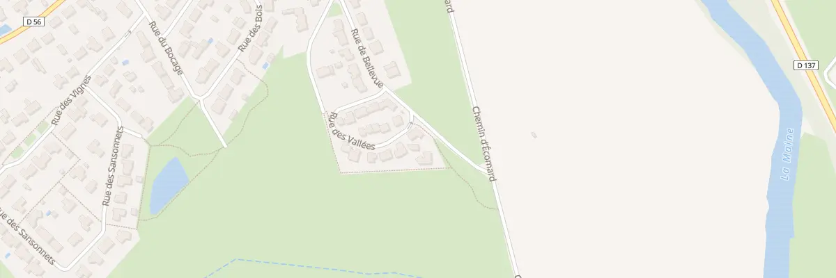 Plan du 42 Rue des Vallees à Remouillé
