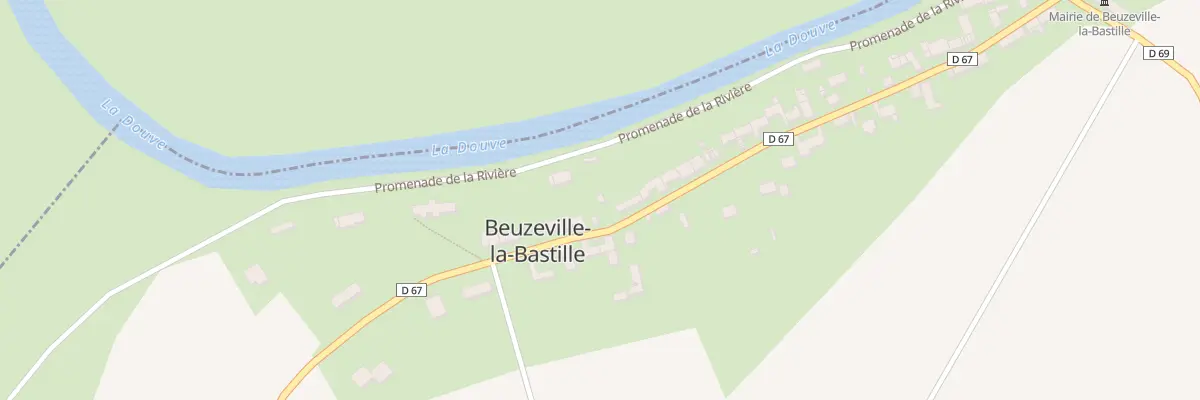 Plan du 48 Rue de la Bastille à Beuzeville-la-Bastille