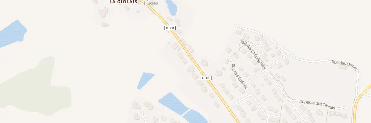 Plan du 1 Rue de la Giolais à Dourdain